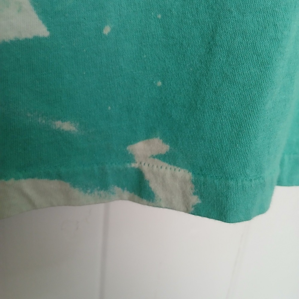 Vintage Polo Ralph Lauren Single Stitch T-Shirt Men's Small Pocket Pony SS Green - Picture 9 of 13